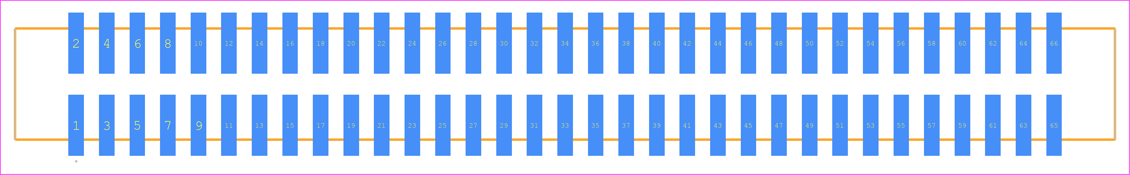 HTST-133-01-TM-DV - SAMTEC PCB footprint - Other - Other - HTST-133-01-YY-DV