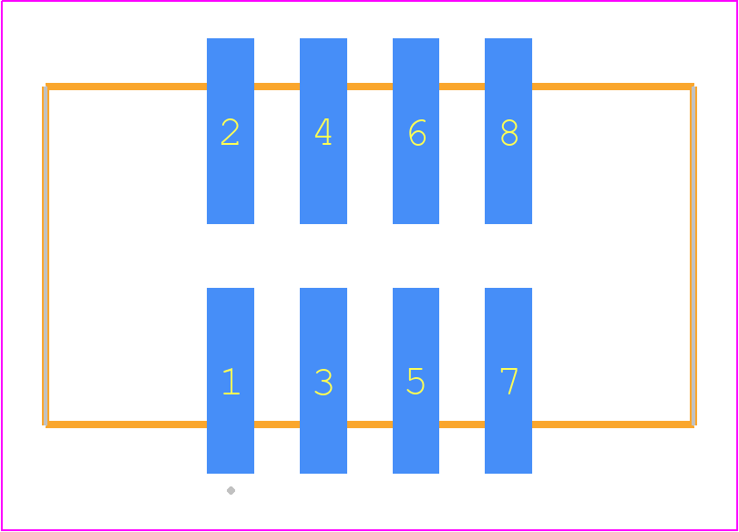 HTST-104-01-F-DV-P-TR - SAMTEC PCB footprint - Other - Other - HTST-104-01-YY-DV-P-TR
