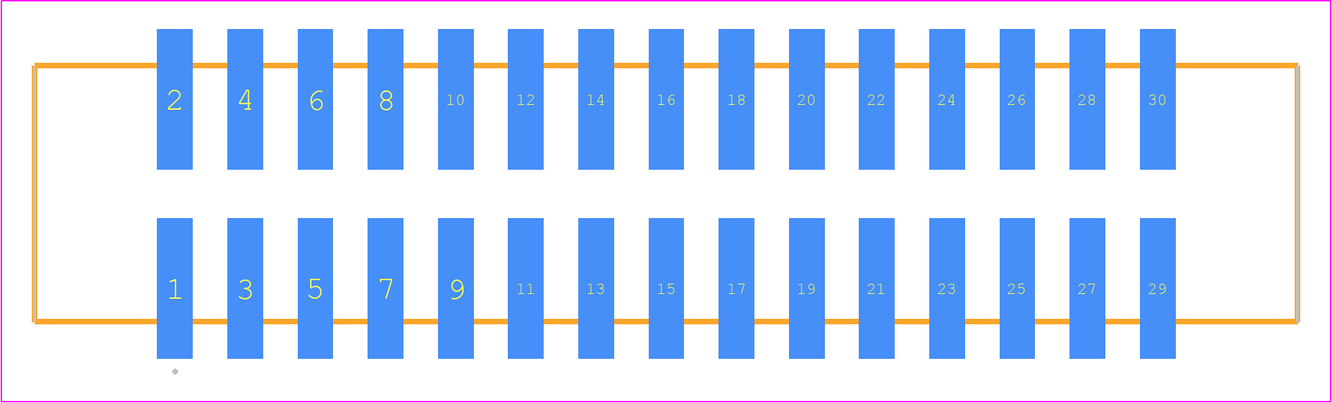 HTST-115-01-F-DV-P-TR - SAMTEC PCB footprint - Other - Other - HTST-115-01-YY-DV-P-TR