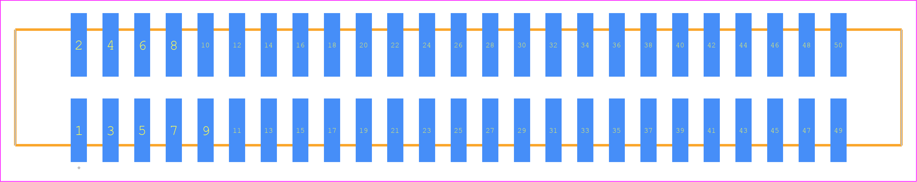 HTST-125-01-FM-DV-P-TR - SAMTEC PCB footprint - Other - Other - HTST-125-01-YY-DV-P-TR