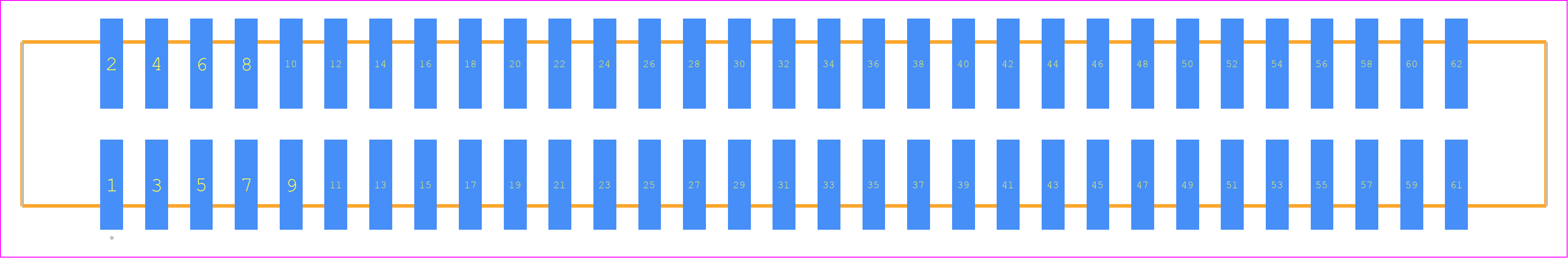 HTST-131-01-F-DV-P-TR - SAMTEC PCB footprint - Other - Other - HTST-131-01-YY-DV-P-TR