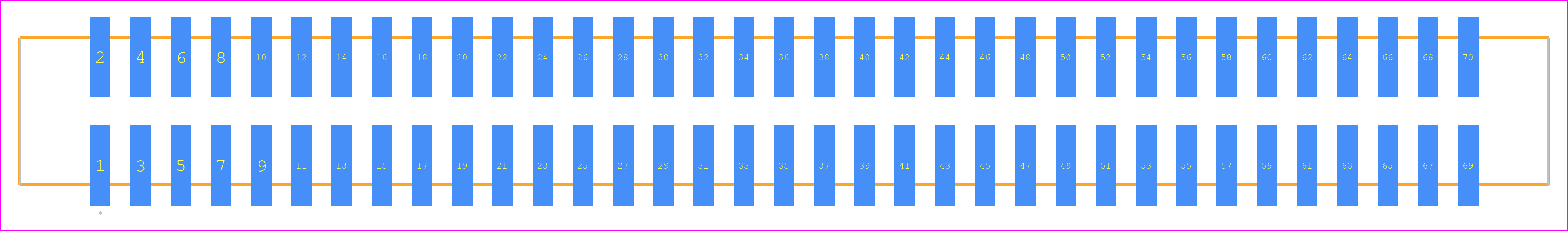 HTST-135-01-LM-DV-P-TR - SAMTEC PCB footprint - Other - Other - HTST-135-01-YY-DV-P-TR