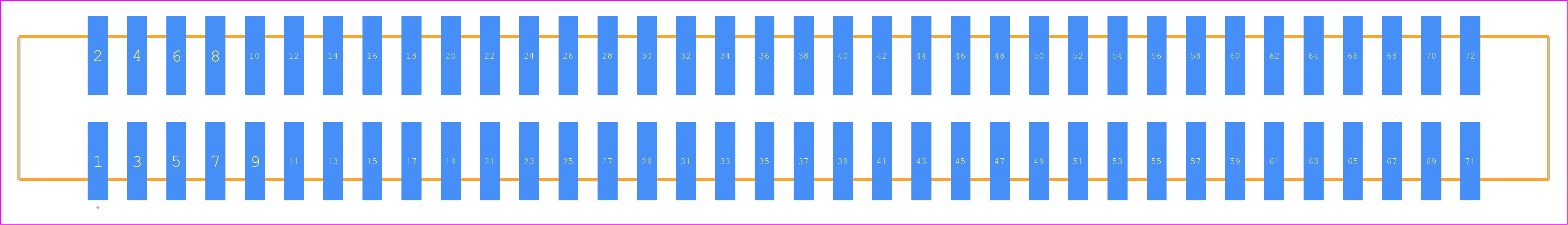 HTST-136-01-TM-DV-P-TR - SAMTEC PCB footprint - Other - Other - HTST-136-01-YY-DV-P-TR