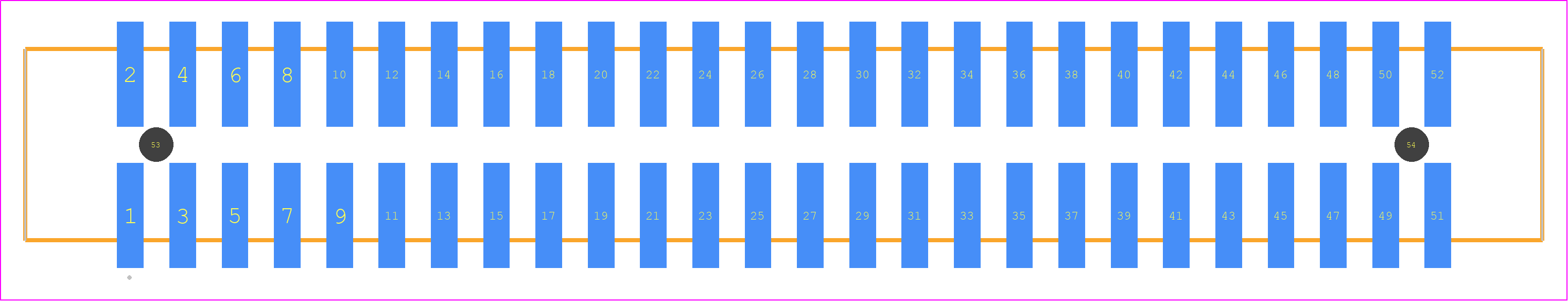 HTST-126-01-S-DV-A - SAMTEC PCB footprint - Other - Other - HTST-126-01-XX-DV-A