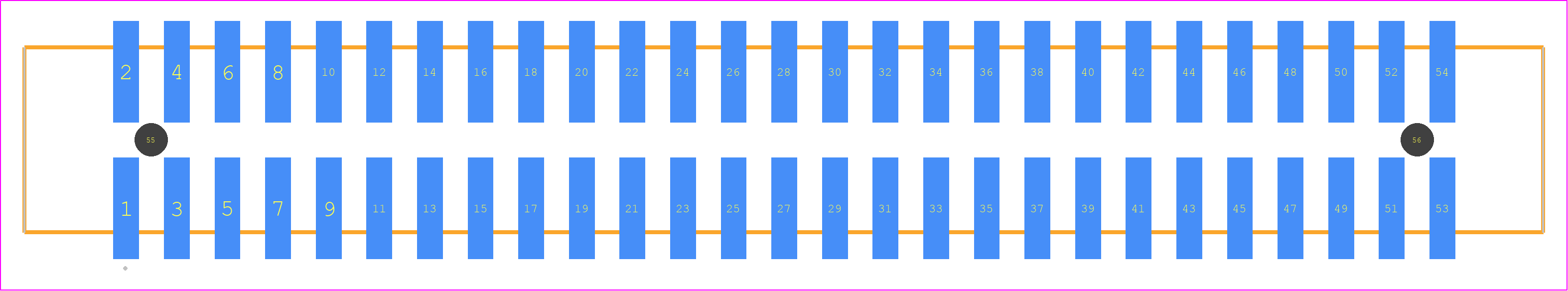 HTST-127-01-SM-DV-A - SAMTEC PCB footprint - Other - Other - HTST-127-01-XX-DV-A