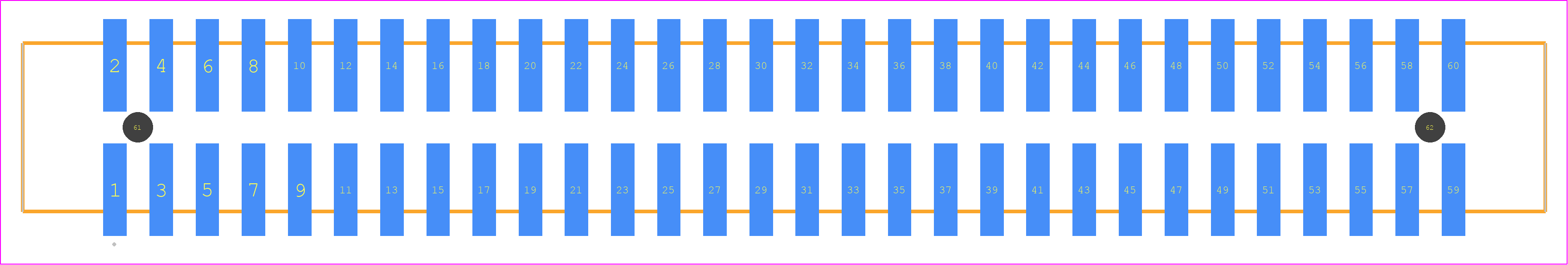 HTST-130-01-L-DV-A - SAMTEC PCB footprint - Other - Other - HTST-130-01-XX-DV-A