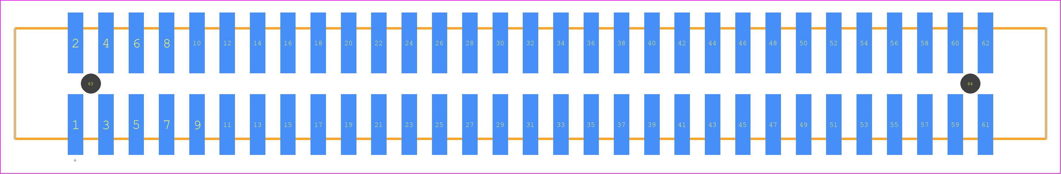 HTST-131-01-T-DV-A - SAMTEC PCB footprint - Other - Other - HTST-131-01-XX-DV-A