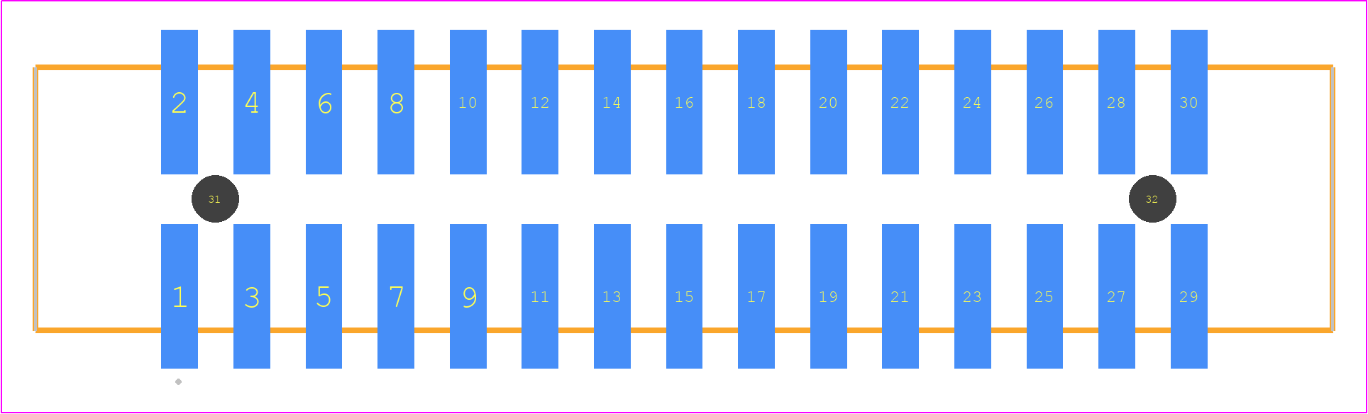 HTST-115-01-T-DV-A-P-TR - SAMTEC PCB footprint - Other - Other - HTST-115-01-XX-DV-A-P-TR