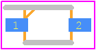 MM3Z10VC - onsemi PCB footprint - Small Outline Diode Flat Lead - Small Outline Diode Flat Lead - SOD-323F