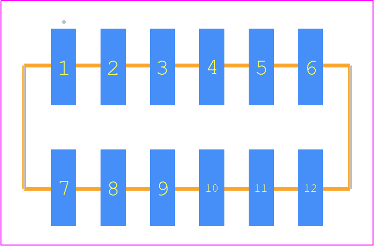 IPL1-106-02-H-D - SAMTEC PCB footprint - Other - Other - IPL1-106-02-YYY-D