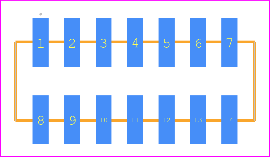 IPL1-107-02-SM-D - SAMTEC PCB footprint - Other - Other - IPL1-107-02-YYY-D