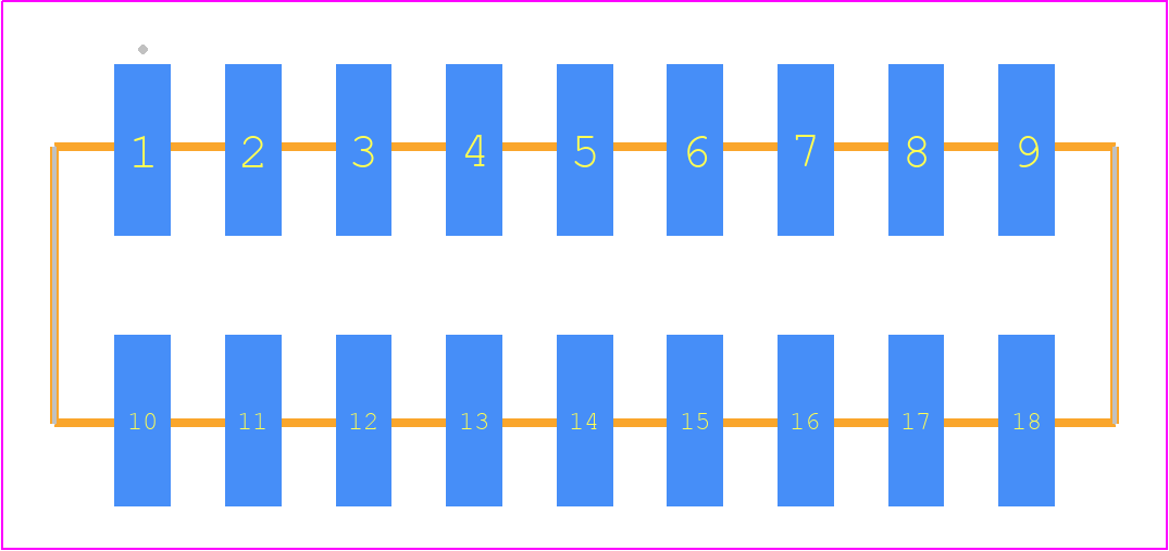 IPL1-109-02-FM-D - SAMTEC PCB footprint - Other - Other - IPL1-109-02-YYY-D