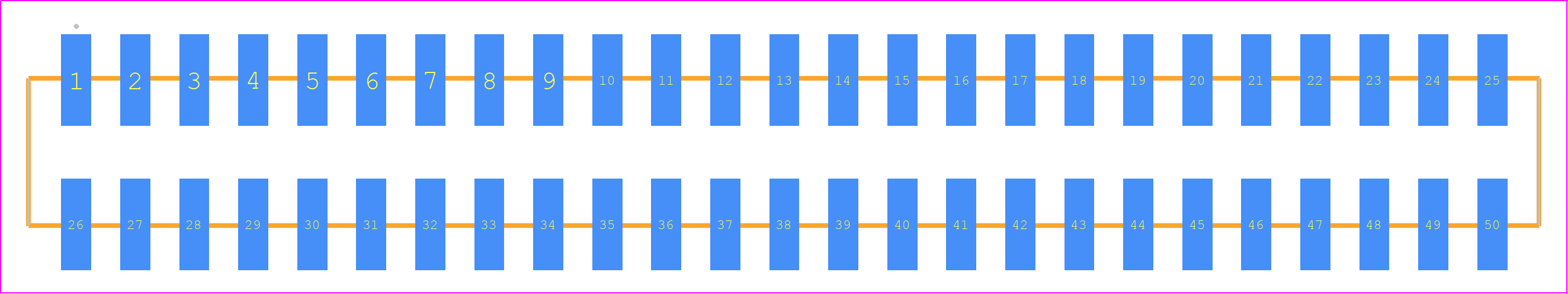 IPL1-125-02-LM-D - SAMTEC PCB footprint - Other - Other - IPL1-125-02-YYY-D