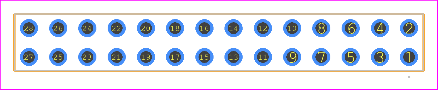 IPS1-114-01-T-D - SAMTEC PCB footprint - Other - Other - IPS1-114-XX-YY-D