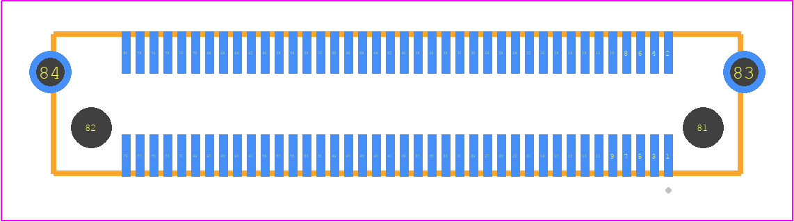 LSHM-140-03.0-S-DV-A-S-K-TR - SAMTEC PCB footprint - Other - Other - LSHM-140-XX.X-YYY-DV-A-S-K-TR