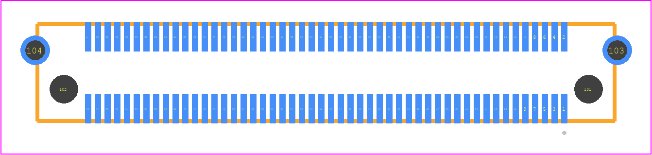 LSHM-150-06.0-STL-DV-A-S-TR - SAMTEC PCB footprint - Other - Other - LSHM-150-XX.X-YYY-DV-A-S-TR