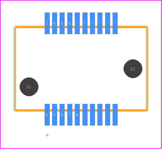MEC6-110-02-S-DV-A-K-TR - SAMTEC PCB footprint - Other - Other - MEC6-110-02-X-DV-A-K-TR