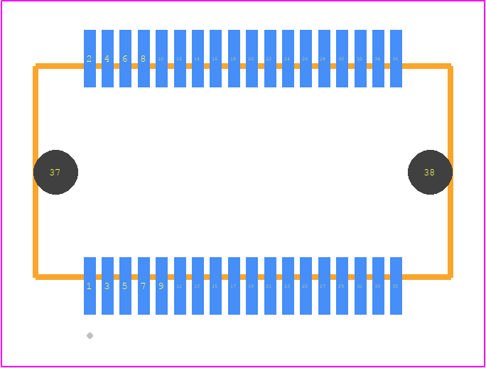 MEC6-118-02-L-D-RA1 - SAMTEC PCB footprint - Other - Other - MEC6-118-02-X-D-RA1