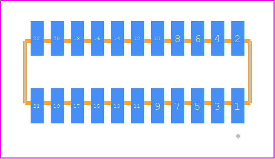 MLE-111-01-G-DV - SAMTEC PCB footprint - Other - Other - MLE-111-01-G-DV