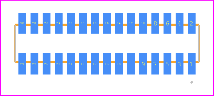 MLE-115-01-G-DV - SAMTEC PCB footprint - Other - Other - MLE-115-01-G-DV