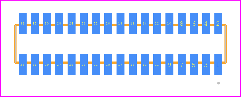 MLE-117-01-G-DV - SAMTEC PCB footprint - Other - Other - MLE-117-01-G-DV