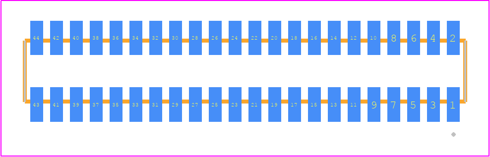 MLE-122-01-G-DV - SAMTEC PCB footprint - Other - Other - MLE-122-01-G-DV