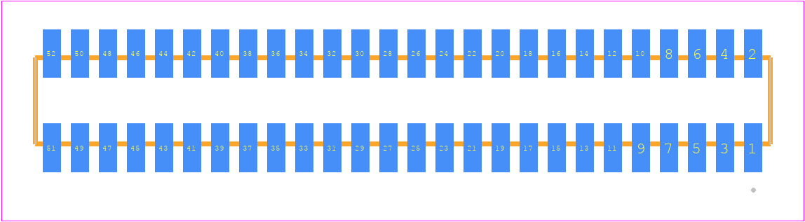 MLE-126-01-G-DV - SAMTEC PCB footprint - Other - Other - MLE-126-01-G-DV