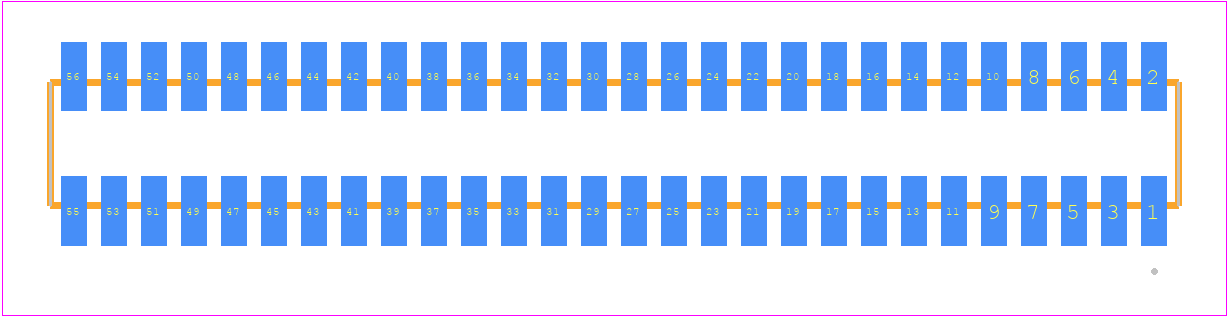 MLE-128-01-G-DV - SAMTEC PCB footprint - Other - Other - MLE-128-01-G-DV
