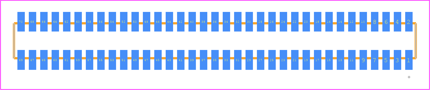 MLE-135-01-G-DV - SAMTEC PCB footprint - Other - Other - MLE-135-01-G-DV