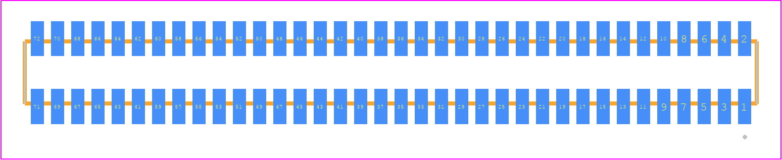 MLE-136-01-G-DV - SAMTEC PCB footprint - Other - Other - MLE-136-01-G-DV