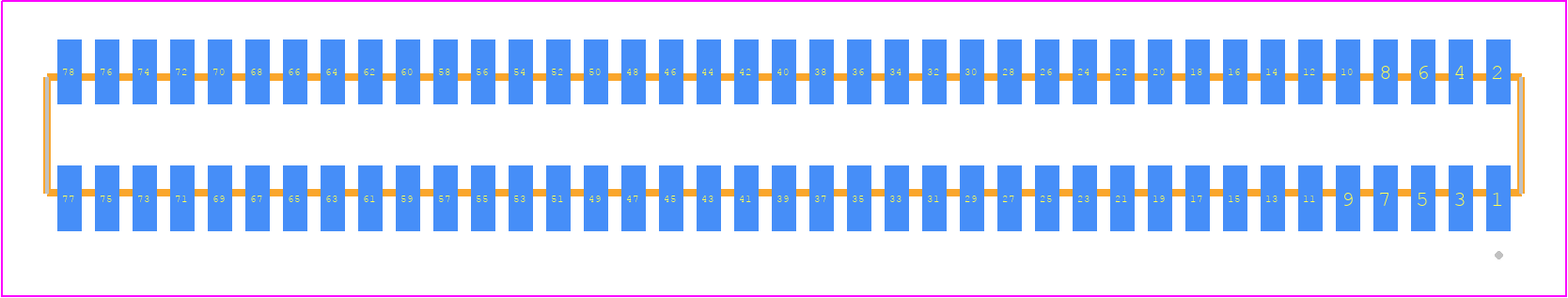 MLE-139-01-G-DV - SAMTEC PCB footprint - Other - Other - MLE-139-01-G-DV