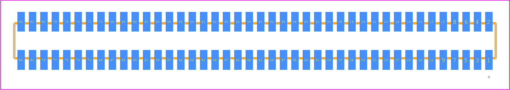 MLE-142-01-G-DV - SAMTEC PCB footprint - Other - Other - MLE-142-01-G-DV