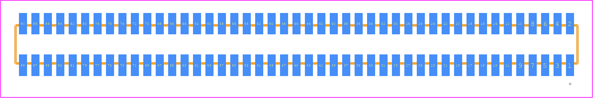 MLE-145-01-G-DV - SAMTEC PCB footprint - Other - Other - MLE-145-01-G-DV