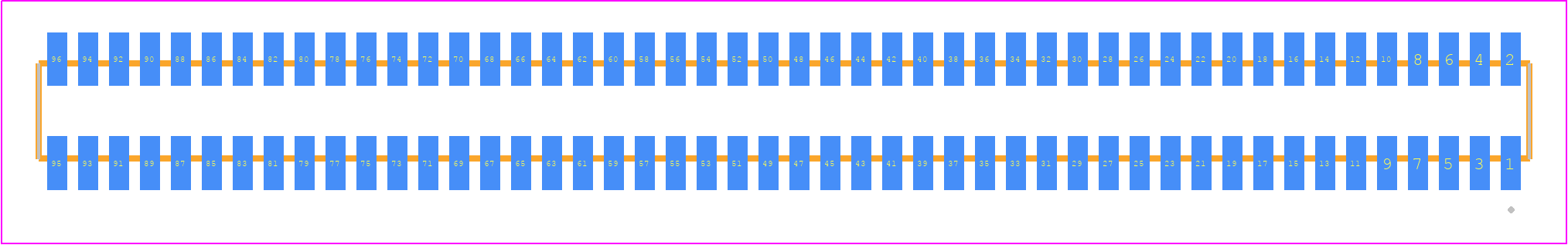 MLE-148-01-G-DV - SAMTEC PCB footprint - Other - Other - MLE-148-01-G-DV