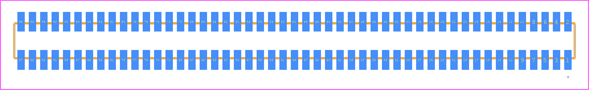 MLE-149-01-G-DV - SAMTEC PCB footprint - Other - Other - MLE-149-01-G-DV