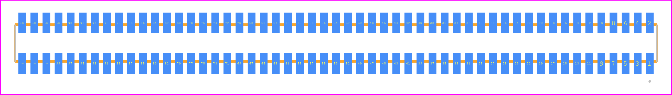 MLE-153-01-G-DV - SAMTEC PCB footprint - Other - Other - MLE-153-01-G-DV