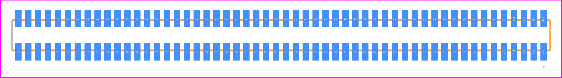 MLE-154-01-G-DV - SAMTEC PCB footprint - Other - Other - MLE-154-01-G-DV