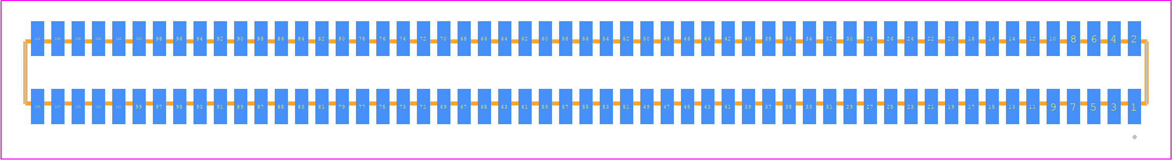 MLE-155-01-G-DV - SAMTEC PCB footprint - Other - Other - MLE-155-01-G-DV