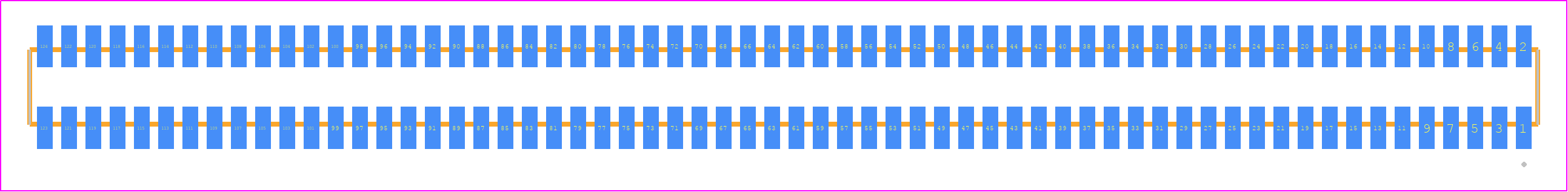 MLE-162-01-G-DV - SAMTEC PCB footprint - Other - Other - MLE-162-01-G-DV