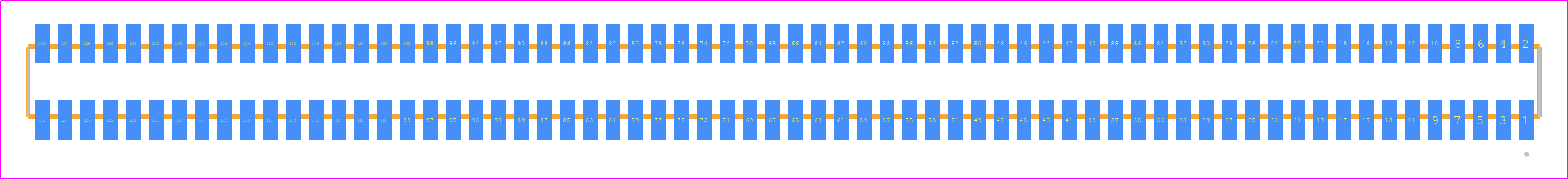 MLE-166-01-G-DV - SAMTEC PCB footprint - Other - Other - MLE-166-01-G-DV