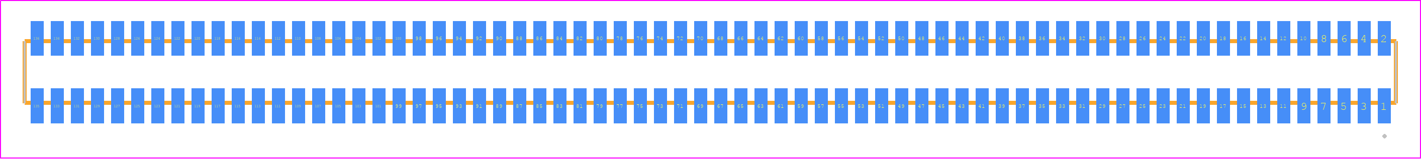 MLE-168-01-G-DV - SAMTEC PCB footprint - Other - Other - MLE-168-01-G-DV