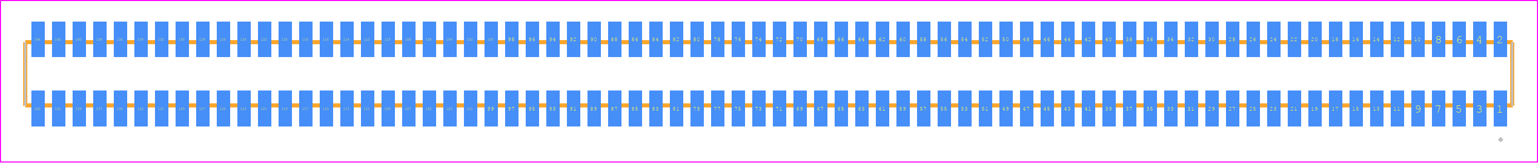 MLE-172-01-G-DV - SAMTEC PCB footprint - Other - Other - MLE-172-01-G-DV