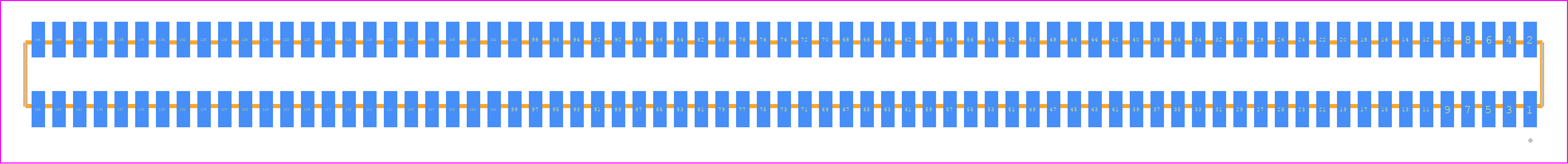 MLE-173-01-G-DV - SAMTEC PCB footprint - Other - Other - MLE-173-01-G-DV