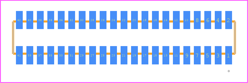 MLE-121-01-G-DV-K-TR - SAMTEC PCB footprint - Other - Other - MLE-121-01-G-DV-K-TR