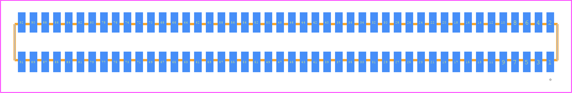 MLE-146-01-G-DV-K-TR - SAMTEC PCB footprint - Other - Other - MLE-146-01-G-DV-K-TR