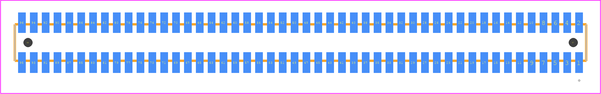 MLE-148-01-G-DV-A - SAMTEC PCB footprint - Other - Other - MLE-148-01-G-DV-A