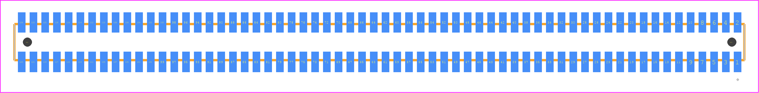 MLE-162-01-G-DV-A - SAMTEC PCB footprint - Other - Other - MLE-162-01-G-DV-A