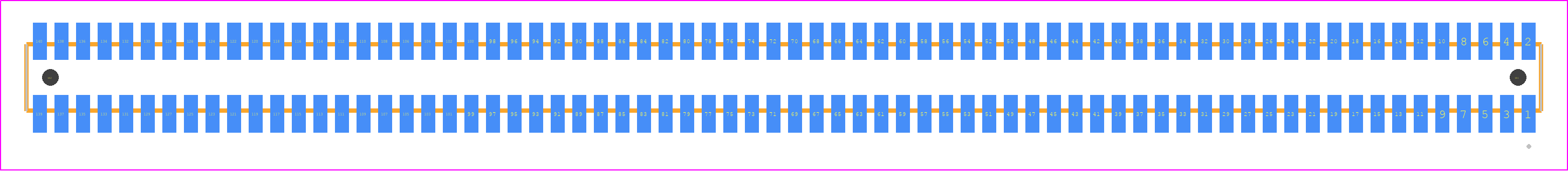 MLE-170-01-G-DV-A - SAMTEC PCB footprint - Other - Other - MLE-170-01-G-DV-A