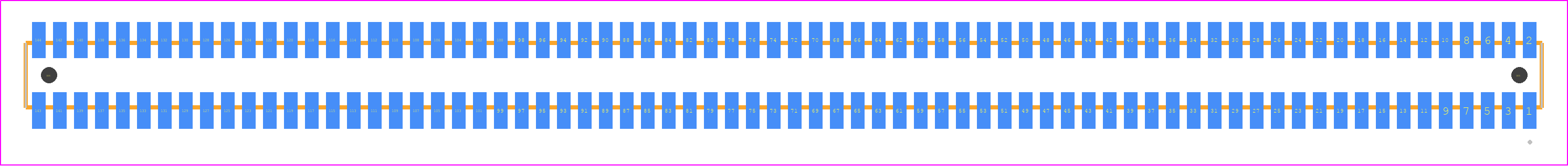 MLE-172-01-G-DV-A - SAMTEC PCB footprint - Other - Other - MLE-172-01-G-DV-A