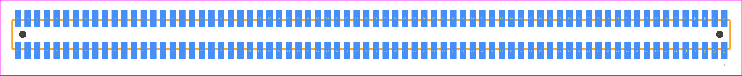 MLE-174-01-G-DV-A - SAMTEC PCB footprint - Other - Other - MLE-174-01-G-DV-A